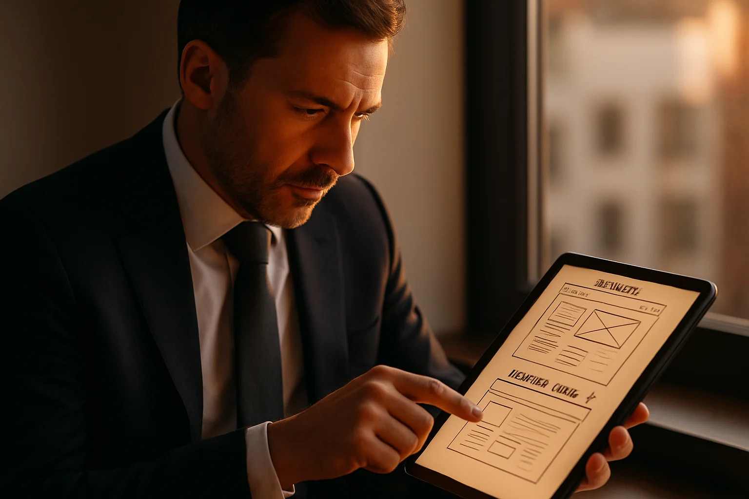 imprenditore decide tra sito e landing page